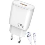 Zipax Vestel Venus V3 5580 5020 5040 5570 V4 V5 V6 Şarj Aleti Micro USB 18W 3.0A Hızlı Şarj - GR-A7M Micro