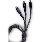 Zipax Vestel Venus V3 5580 5020 5040 5570 V4 V5 V6 Şarj Kablosu 3in1 - SBZR-CL99 Micro
