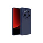 Zipax Xiaomi Mi 13 İle Uyumlu Ultra Kılıf Lansman İçi Kadife Silikon Zr Mara Lacivert