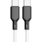 Zipax Xiaomi Mi 5x 6x 6 6 Ceramic A1 A2 A3 Hızlı Şarj Kablosu Type-C 3A - EA-EC-153C - Beyaz