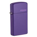 Zippo 1637Zl Slim Purple Zippo Logo Çakmak