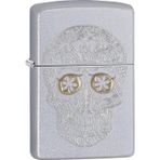 Zippo 205 Etched Skull Çakmak