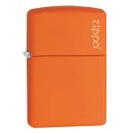 Zippo 231ZL Turuncu Orange Matte Logo Çakmak