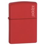 Zippo 233ZL-000052 Kırmızı Red Matte Logo Çakmak