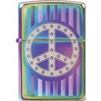 Zippo 29435-000004 Rivet Peace Sign Çakmak