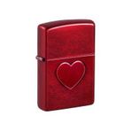 Zippo 46588-119889 21063 Stamped Heart Design (6-1) Çakmak