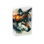 Zippo 46866-128717 Wolf And Mountain Design Çakmak