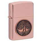 Zippo 49190 Tree Of Life Emblem Çakmak