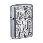 Zippo 49298-083535 Saloon Skull Emblem Design Çakmak