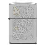 Zippo And Flame Dizayn Çakmak