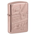 Zippo Armor Script Logo Collectible Dizayn Çakmak Rose Gold