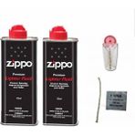 Zippo Benzin 2 Adet Zippo Taşı ve Fitil Süper Ikmal Seti