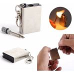Zippo Benziniyle Çalışan Metal Kibrit Çakmak Kamp Ateş Başlatıcı