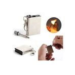 Zippo Benziniyle Çalışan Metal Kibrit Rüzgarda Sönmeyen Anahtarlık Kibrit Çakmak