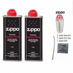 Zippo Benzin+Zippo Çakmak Taşı+Zippo Fitil 4'lü Set