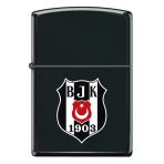 Zippo Beşiktaş Football Club Dizayn Lisanslı Çakmak - Black Matte