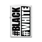 Zippo Black-White 214 (2-2) Çakmak