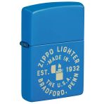 Zippo Bradford Sky Blue Dizayn Çakmak