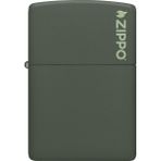 Zippo Çakmak 221ZL Green Matte Zippo Logo