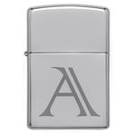 Zippo Çakmak A Harf Gümüş Gri