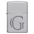 Zippo Çakmak G Harf Gümüş Gri