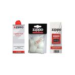 Zippo Çakmak İkmal Seti 1 Bidon Benzin 1 Pamuk 1 Fitil Set7