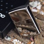 Zippo Çakmak Logo Black İce Buz Siyahı 150Zl