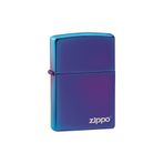Zippo Çakmak Mavi Parlak Zemin Logolu
