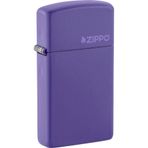 Zippo Çakmak Mor Slim Logo 1637zl-000019
