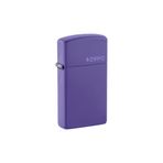 Zippo Çakmak Mor Slim Logo 1637zl-000019