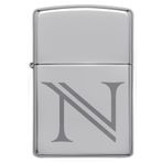 Zippo Çakmak N Harf Gümüş Gri