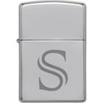 Zippo Çakmak S Harf Gümüş Gri