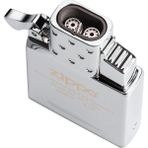 Zippo Çift Torçlu Alevli Yedek İç Çakmak 65827 Gri Renkli Uzun Süreli Kullanım İçin Dayanıklı