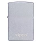 Zippo Classic Logo Satin Chrome Dizayn Çakmak