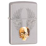 Zippo Crystal Skull / Swarovski Kristal Kafatasi Cakmak