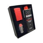 Zippo DU10-1633ZL Kırmızı Slim Benzin Taş Çakmak