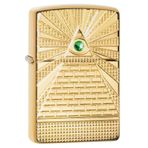 Zippo Eye Of Providence Design Armor Case Gold Çakmak