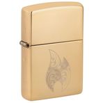 Zippo Filigree Flame High Polish Brass Dizayn Çakmak