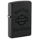 Zippo Harley Davidson Black Logo Dizayn Çakmak