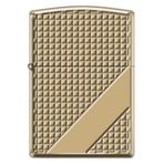 Zippo Hatch Design Armor Case Gold Cakmak