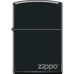 Zippo Logo Dizayn Black Matte Çakmak