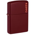 Zippo Merlot Matte Logo Dizayn Cakmak