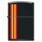 Zippo Sarı Kırmızı Çizgili Dizayn Çakmak