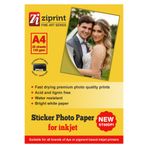 ZIPRINT 135 gr Çift Taraflı Parlak Inkjet Kuşe, Broşür, Afiş Kağıdı A4 20 Yaprak( Epson, Canon, Hp, Brother)