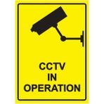ZiPrinter Cctv In Operatıon Isg Uyarı Levhası Pvc A5 15X21 cm - 15 x 21 cm