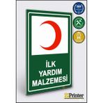 ZiPrinter Ilk Yardım Malzemesi Isg Uyarı Levhası Dekota 50X70 cm - 50 x 70 cm - Dekota Forex