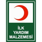 ZiPrinter Ilk Yardım Malzemesi Isg Uyarı Levhası Pvc A5 15X21 cm - 15 x 21 cm