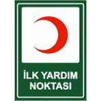 ZiPrinter Ilk Yardım Noktası Isg Uyarı Levhası Pvc A4 21X30 cm - 21 x 30 cm