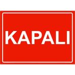 ZiPrinter Kapalı Isg Uyarı Levhası Pvc A5 15X21 cm - 15 x 21 cm
