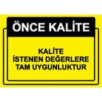 ZiPrinter Önce Kalite. Kalite Istenen Değerlere Tam Uygunluktur Isg Uyarı Levhası Pvc A5 15X21 cm - 15 x 21 cm